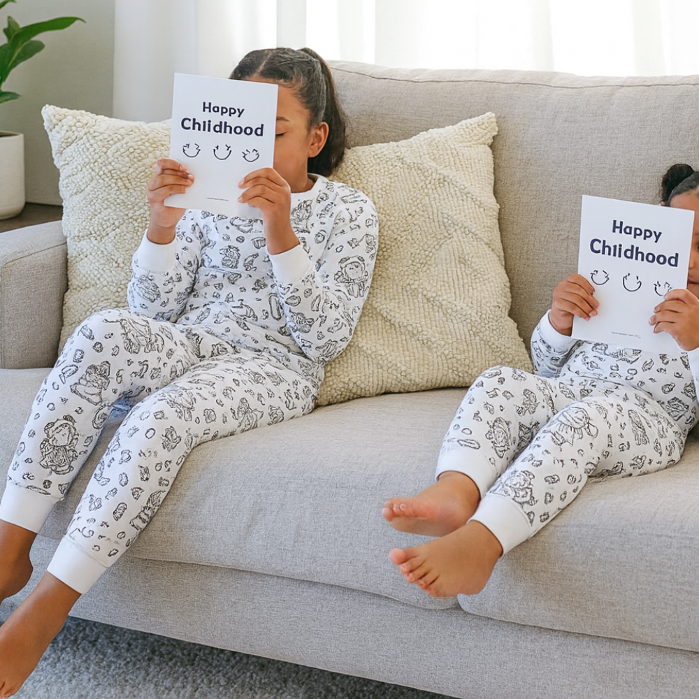 Stamp & Color – Le Pyjama à Colorier
