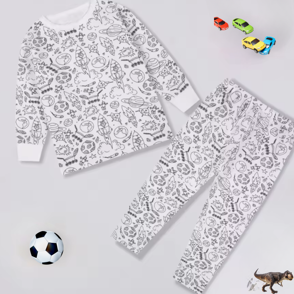 Stamp & Color – Le Pyjama à Colorier