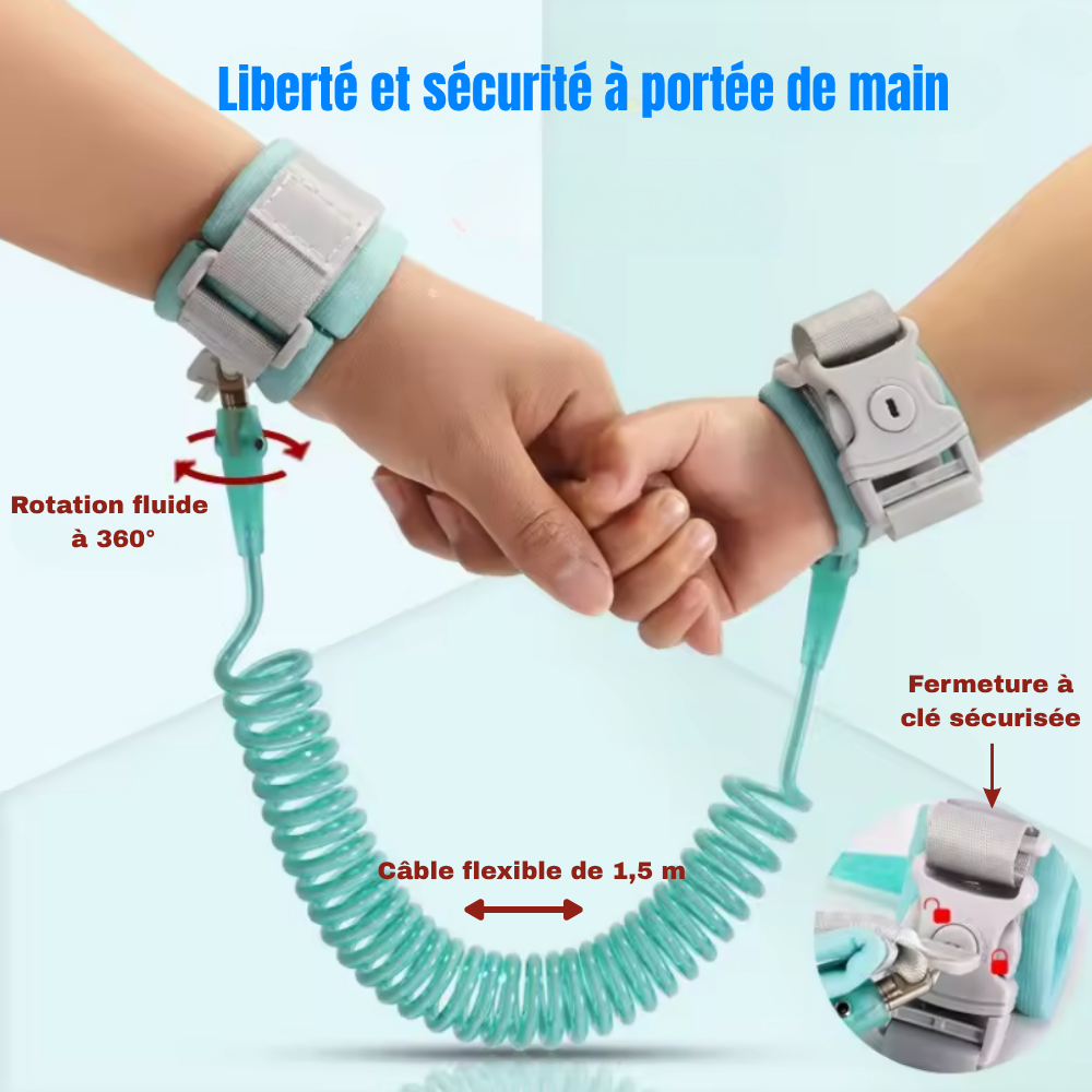 đ Libre & Safe Stamp â Le bracelet de sĂ©curitĂ© anti-perte pour enfants