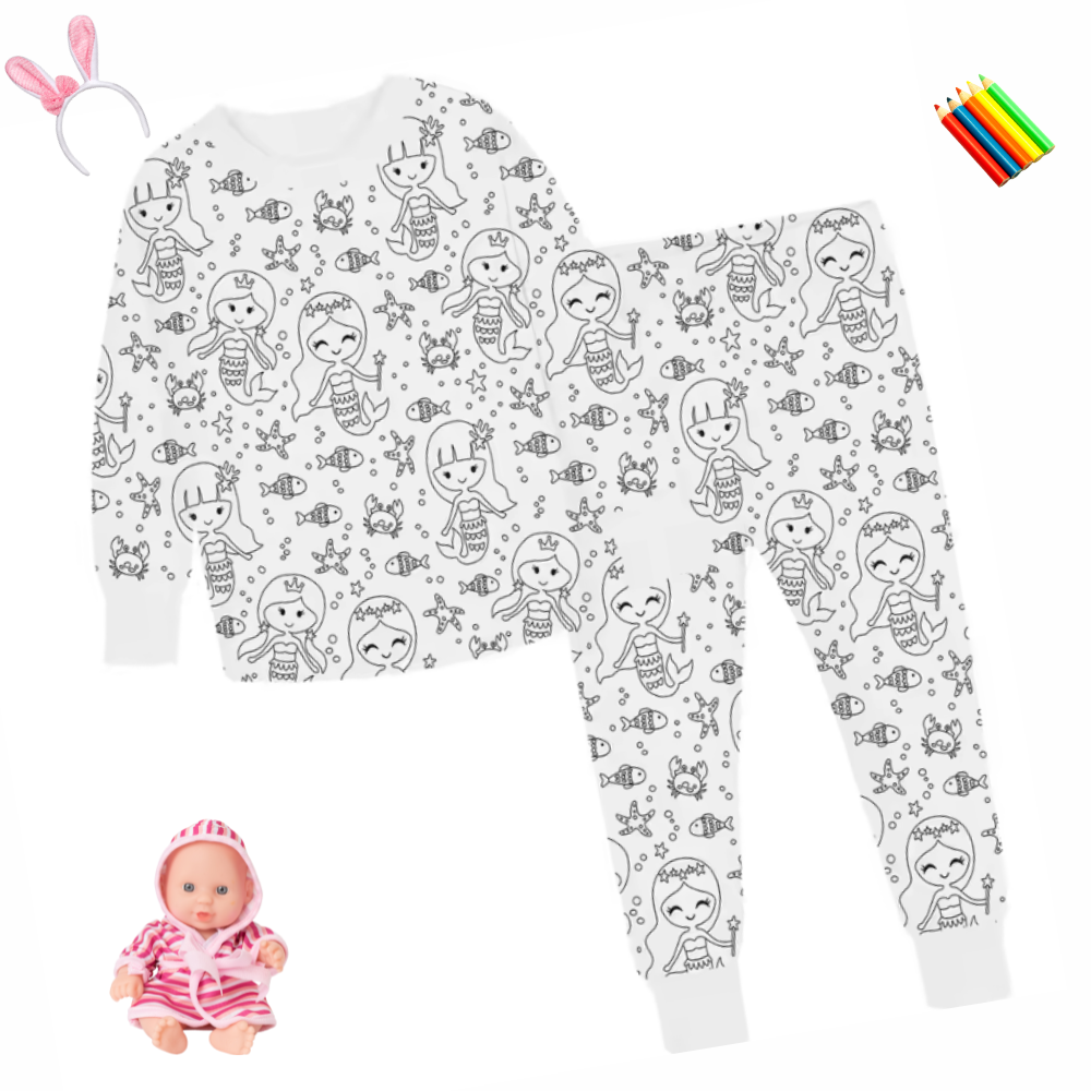 Stamp & Color – Le Pyjama à Colorier