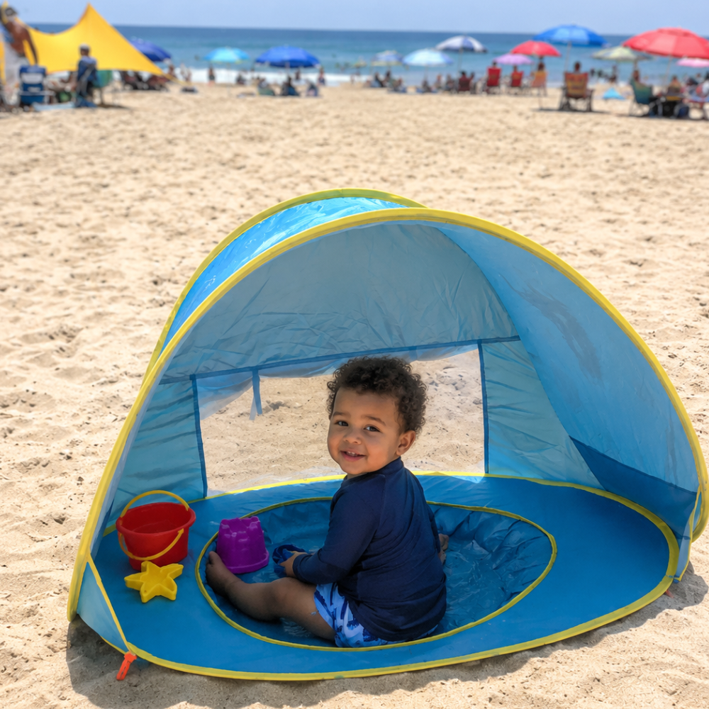 La bulle de bébé ™ - Tente de plage bébé - protection maximale & confort garanti