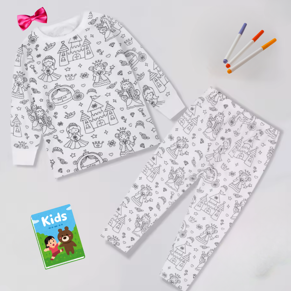 Stamp & Color – Le Pyjama à Colorier