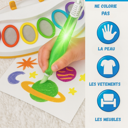 🌟 LumiStamp Stylo – Le pinceau lumineux qui fait apparaître les couleurs