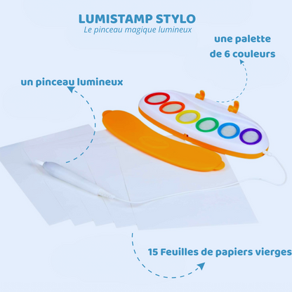 🌟 LumiStamp Stylo – Le pinceau lumineux qui fait apparaître les couleurs
