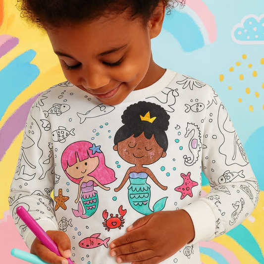 Stamp & Color – Le Pyjama à Colorier