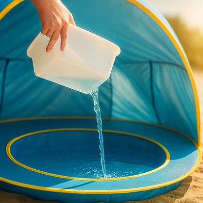 Plouf Stamp™  - Tente de plage bébé  - protection maximale & confort garanti