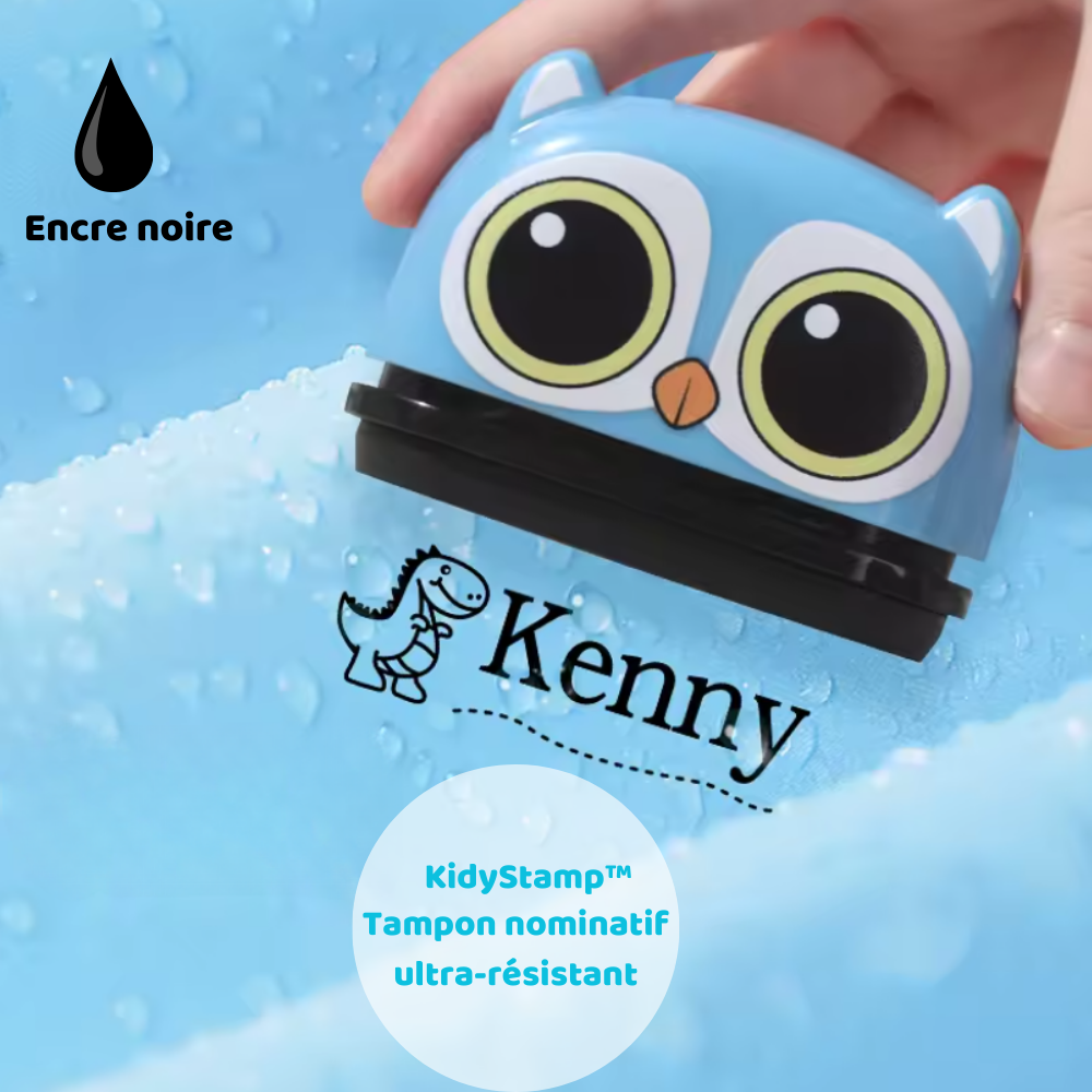 KidyStamp™ – Tampon Personnalisé Ultra Résistant