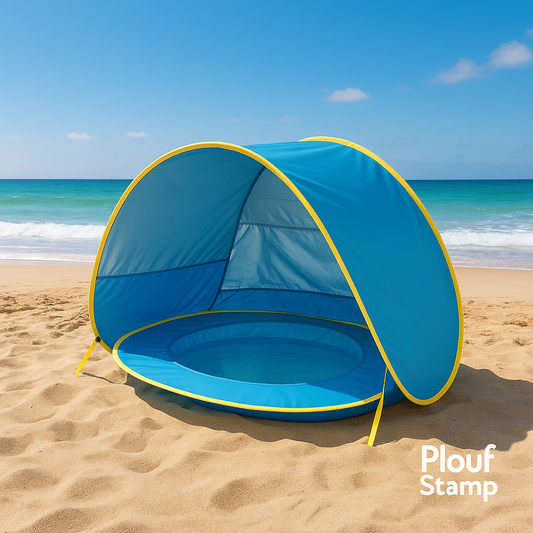 Plouf Stamp™  - Tente de plage bébé  - protection maximale & confort garanti